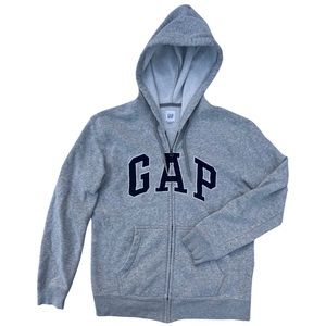 GAP Heather Gray Zip-Up